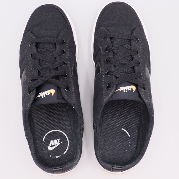 Nike Court Legacy Mule Womens Size 9 US Black Canvas Casual Shoes DB3970-001 - Picture 8 of 9